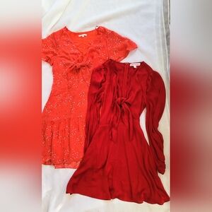 NWOT! Posh Willow & Clay Anthro Lola Grace Midi Women's Dress Bundle Size Small